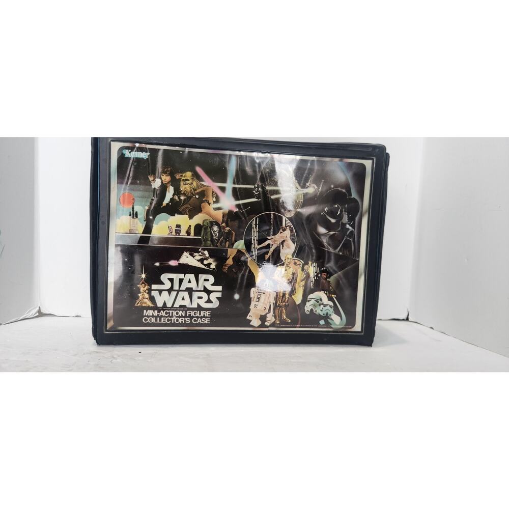 Vintage 1978 Kenner Star Wars Action Figure Case - Missing photo Inserts